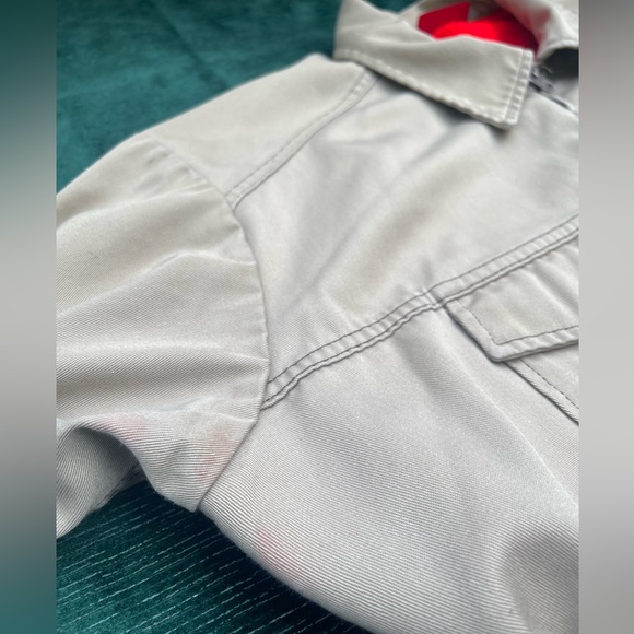 Vintage Dickies Zip Jacket Sherpa lined Khaki LOOKS (XL) Measurements in Photos - Picture 12 of 15